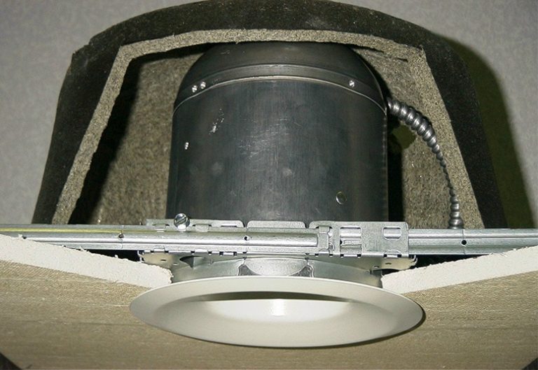 Fire Rated LED Downlight Cover Techmat Supply fireproofing.us